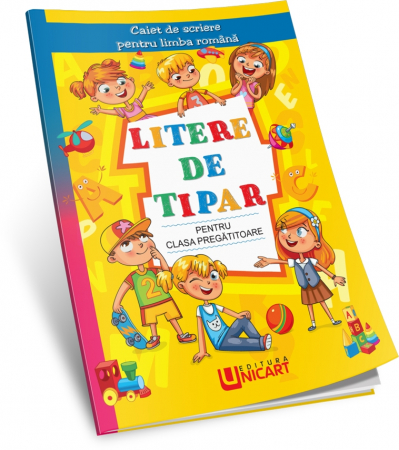 Cartea pentru școală - Litere de tipar. Caiet de scriere pentru clasa pregatitoare