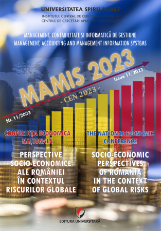 Publicații științifice - MAMIS 2023/CEN 2023 - Perspective socio-economice ale Romaniei in  contextul riscurilor globale