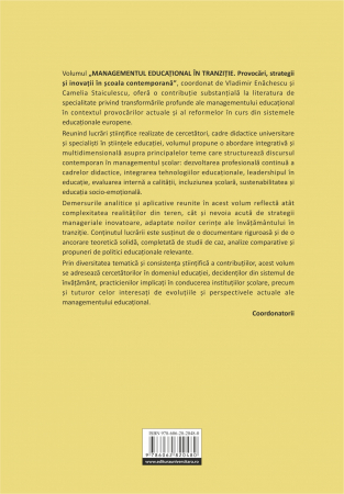Managementul educaţional în tranziţie. Provocări, strategii şi inovaţii în şcoala contemporană [1]