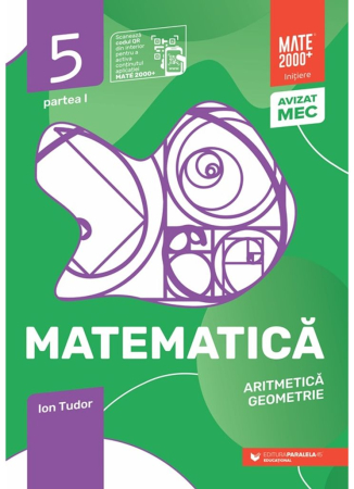 Preuniversitaria - Matematica. Algebra, geometrie. Clasa a V-a. Initiere. Partea a I-a. 2026-2027 - Ion Tudor
