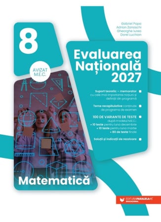 Preuniversitaria - Matematica. Evaluare Nationala 2027. Clasa a VIII-a - Gheorghe Iurea, Dorel Luchian