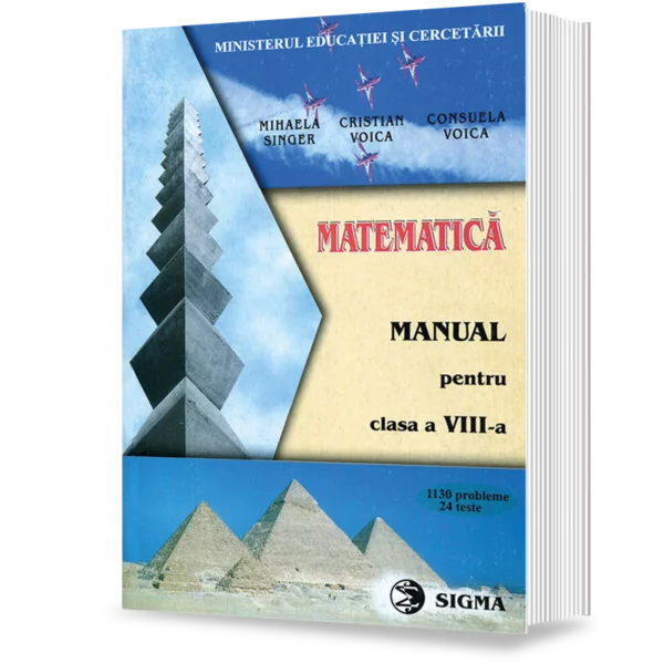 Cartea pentru școală - Matematica. Manual pentru clasa a VIII-a - Mihaela Singer, Cristian Voica, Consuela Voica