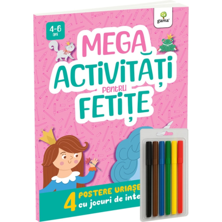 Cărți pentru copii - MEGA activitati pentru fetite 4-6 ani