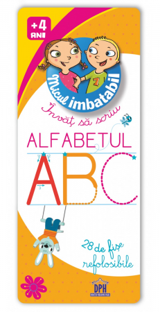 Timp liber - Micul imbatabil. Invat sa scriu - Alfabetul. 28 de fise refolosibile. 4 ani+