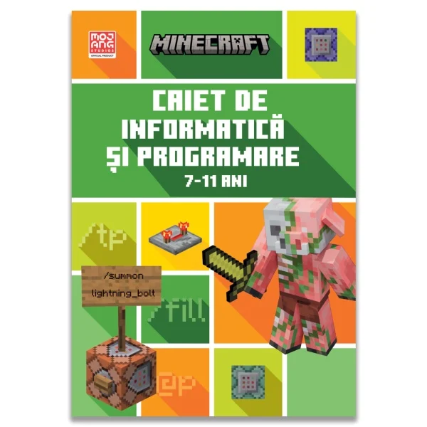 Timp liber - Minecraft. Caiet de informatica si programare 7-11 ani - Tom Bolton