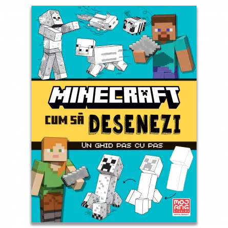 Cărți pentru copii - Minecraft. Cum sa desenezi. Un ghid pas cu pas
