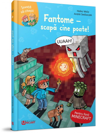 Literatură pentru copii - Minecraft. Fantome-scapa cine poate - Heiko Wolz, Andre Sedlaczek