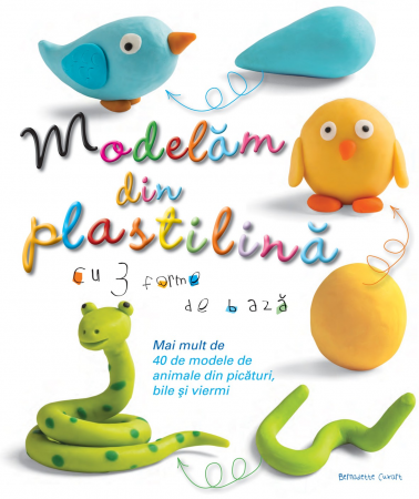 Timp liber - Modelam din plastilina cu 3 forme de baza. Mai mult de 40 de modele de animale din picaturi, bile si viermi
