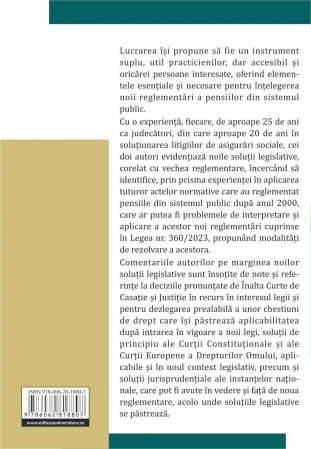 Noua lege a pensiilor. Legea nr. 360/2023 si Normele de aplicare HG nr. 181/2024 [1]