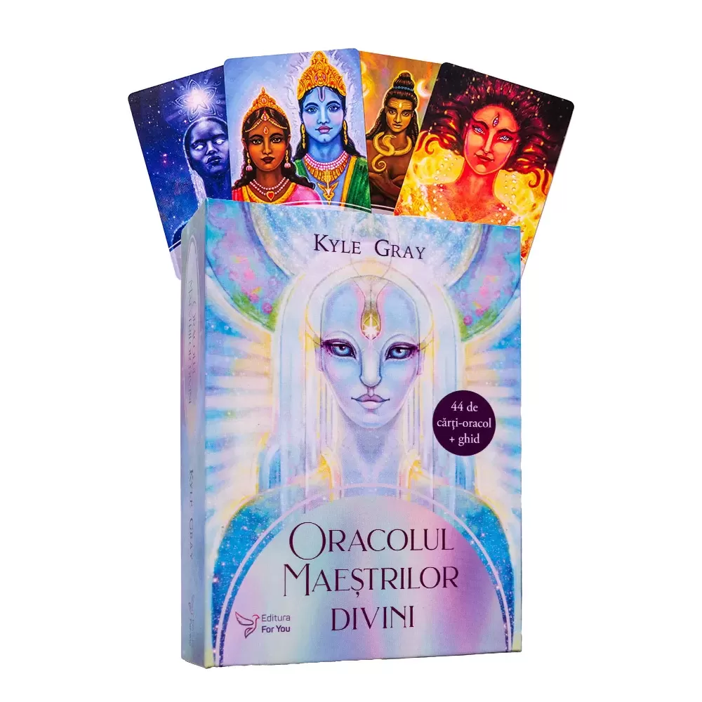 Spiritualitate - Oracolul Maestrilor divini. Set carte + cartoline - Kyle Gray