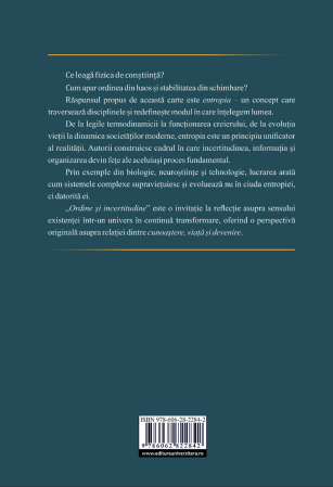 Order and Uncertainty. Entropy, from Physics to Consciousness [1]
