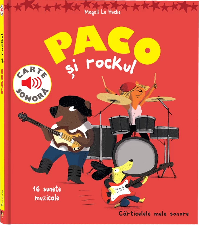 Cărți pentru copii - Paco si rockul. 16 sunete muzicale. Carte sonora - Magali Le Huche