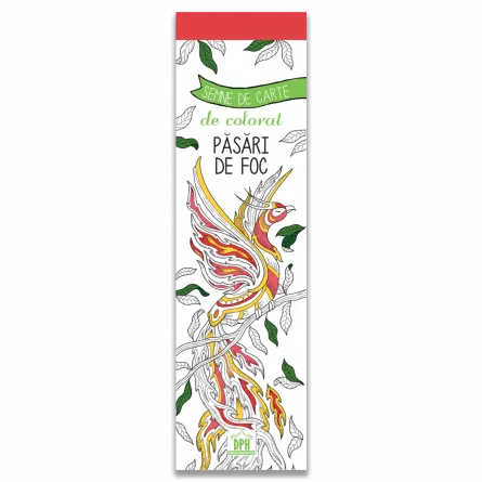 Timp liber - Pasari de foc. Semne de carte de colorat