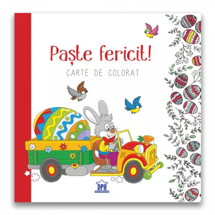 Cărți pentru copii - Paste fericit! Carte de colorat