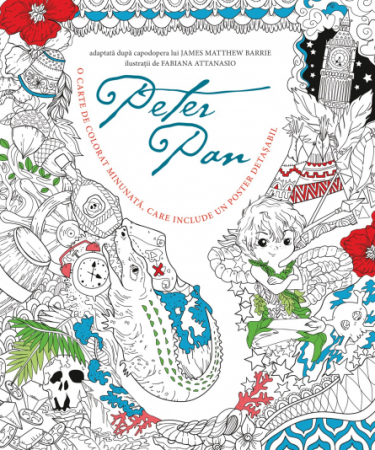 Books for children - Peter Pan. Colouring book