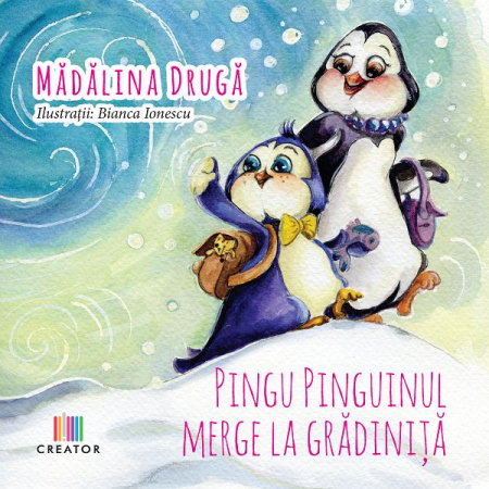 Literatură pentru copii - Povești ilustrate - Pingu Pinguinul merge la gradinita - Madalina Druga