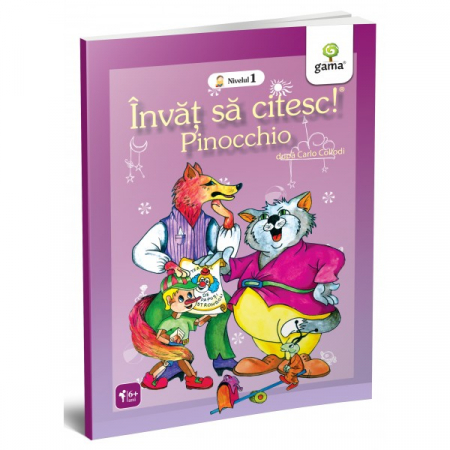Children's literature - Illustrated stories - Pinocchio. I'm learning to read! Level 1 - Carlo Collodi