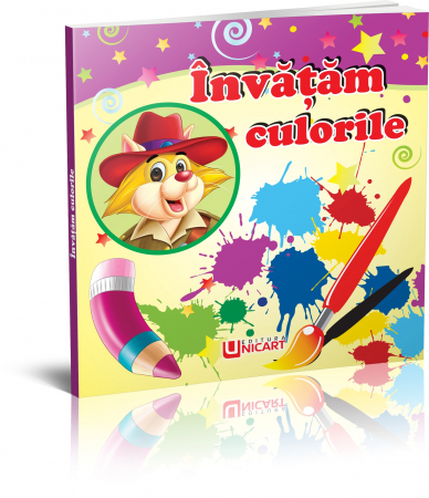 Cărți pentru copii - Pliant. Invatam culorile. Bilingv (limba engleza) - Catalin Nedelcu
