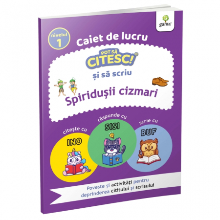 Literatură pentru copii - Povești ilustrate - Pot sa citesc si sa scriu. Nivelul 1. Spiridusii cizmari