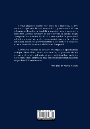 Presiunea fiscală şi impactul ei asupra guvernanţei publice [1]