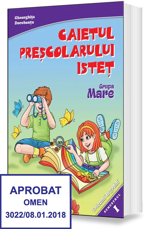 School book - The smart preschooler's notebook. Large group. First semester - Gheorghita Dorobantu