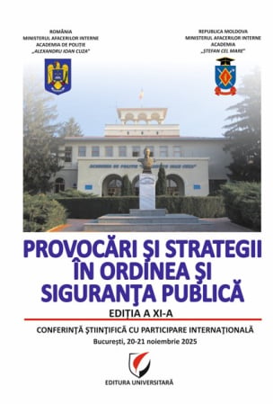 Proceedings - Challenges and strategies in public order and safety. International Scientific Conference