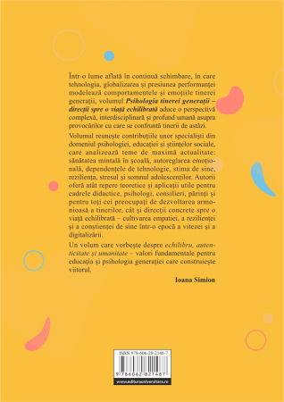 Psihologia tinerei generaţii. Direcţii spre o viaţă echilibrată [1]