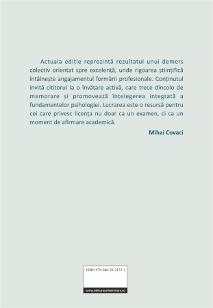 Psychology. Tests for the bachelor's degree exam [1]