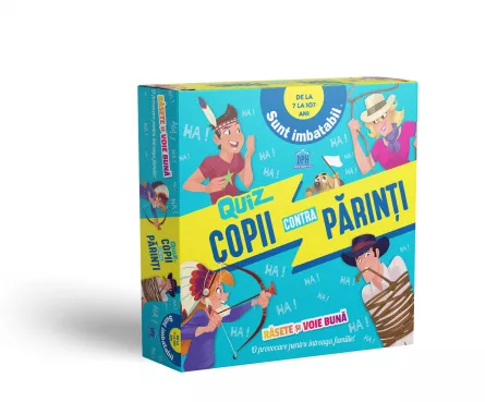 Cărți pentru copii - Quiz copii contra parinti. Sunt Imbatabil