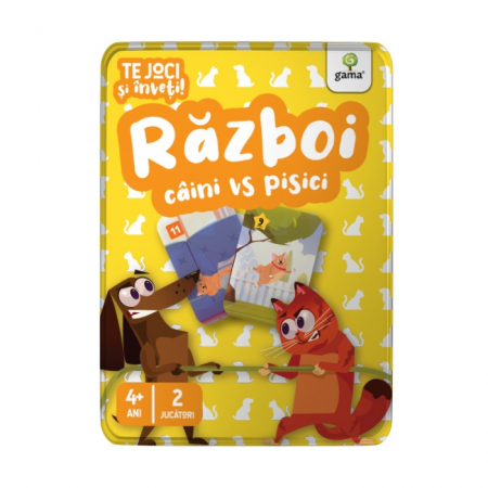 Cărți pentru copii - Razboi caini vs pisici. Te joci si inveti! 4 ani+