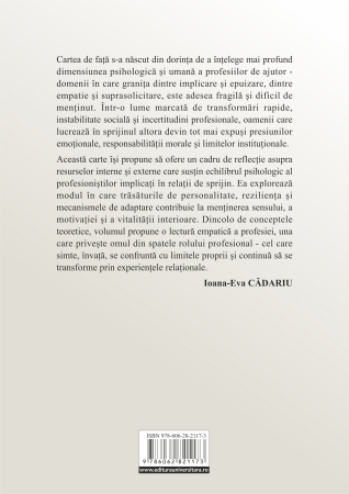 Resurse psihosociale ale specialiştilor în sănătatea mintală. Studiu aplicativ [1]
