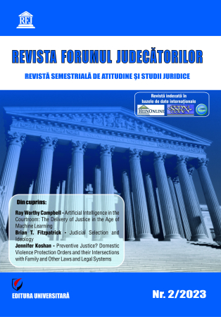 Scientific journals - Judges Forum Magazine - 2/2023