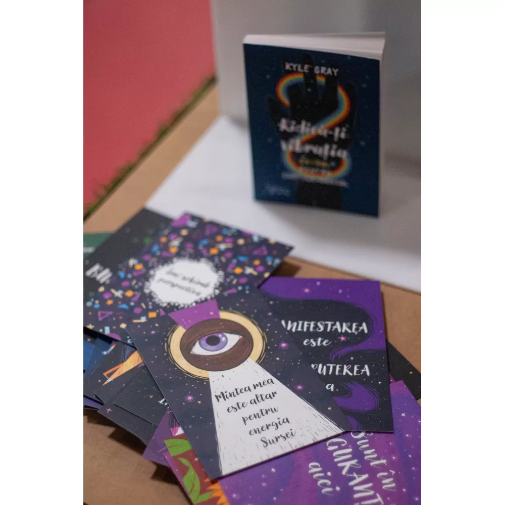 Spiritualitate - Ridica-ti vibratia. Set ghid + carti-oracol - Kyle Gray