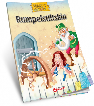 Literatură pentru copii - Povești ilustrate - Rumpelstiltskin. Povesti clasice de colorat