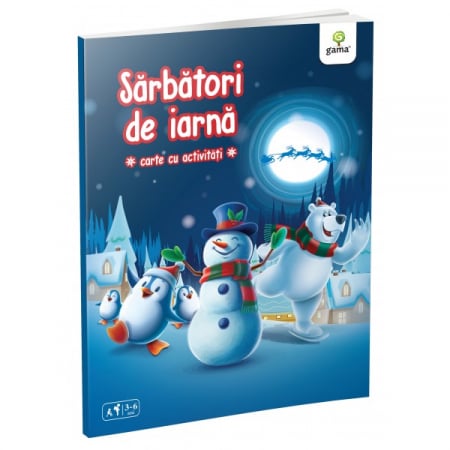 Cărți pentru copii - Sarbatori de iarna. Carte de activitati