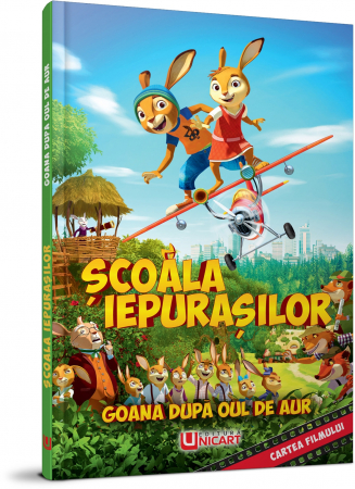 Literatură pentru copii - Povești ilustrate - Scoala iepurasilor. Goana dupa oul de aur - Hortense Ullrich