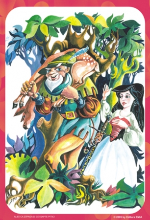 Preuniversitaria - Illustrated stories 1. Snow White, The Shoeless Cat. Planse - Petronela Mogos