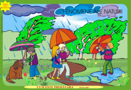 Auxiliare didactice - Cum este toamna! Peisaje, fenomene ale naturii, jetoane pentru jocurile didactice - Lavinia Lala