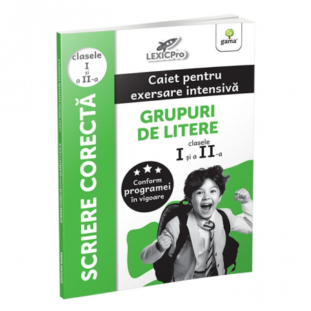 Cartea pentru școală - Scriere corecta. Caiet pentru exersare intensiva grupuri de litere. Clasele I si a II-a