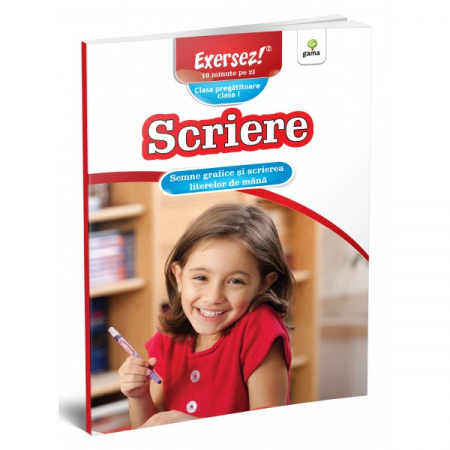 Preuniversitaria - Semne grafice si scrierea literelor de mana. Scriere clasa pregatitoare si clasa I. Exersez 10 minute pe zi