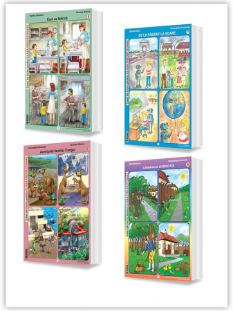 Cartea pentru școală - Set caiete de lucru pentru clasa pregatitoare. Semestrul al II-lea - Catalina Zagaradniuc, Daniela Besliu, Daniela Stoicescu