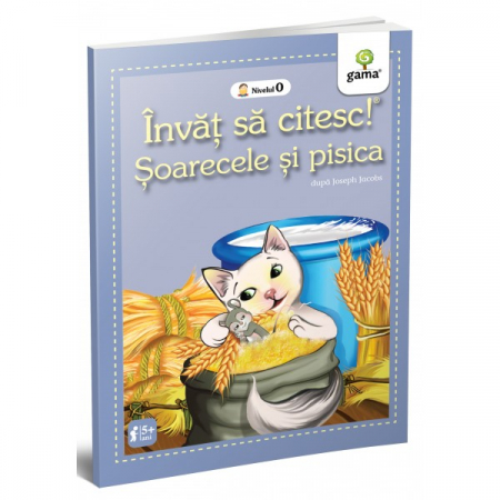 Literatură pentru copii - Povești ilustrate - Soarecele si pisica. Invat sa citesc! Nivelul 0 - Joseph Jacobs