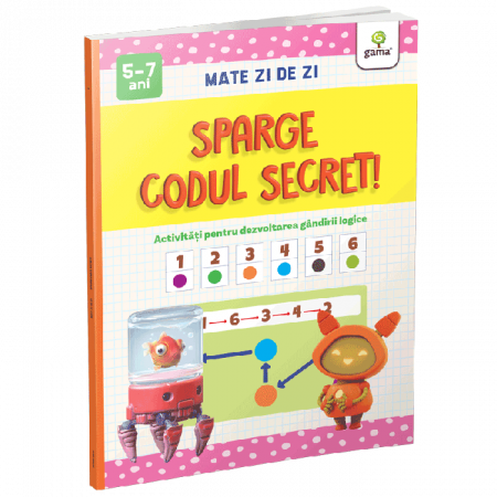 Books for children - Crack the secret code! Mate day by day. Activities for the development of logical thinking 5-7 years