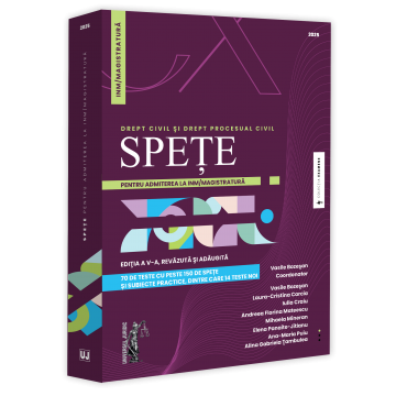 Law - Exams for admission to the INM/magistracy. Civil law and civil procedural law. 5th edition, revised and added - Vasile Bozesan, Laura-Cristina Carcia, Iulia Craiu