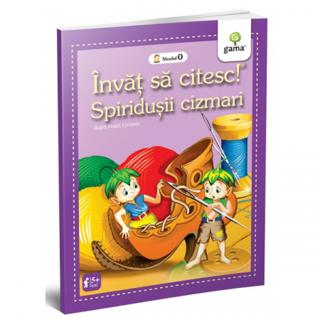 Literatură pentru copii - Povești ilustrate - Spiridusii cizmari. Invat sa citesc! Nivelul 0 - Fratii Grimm