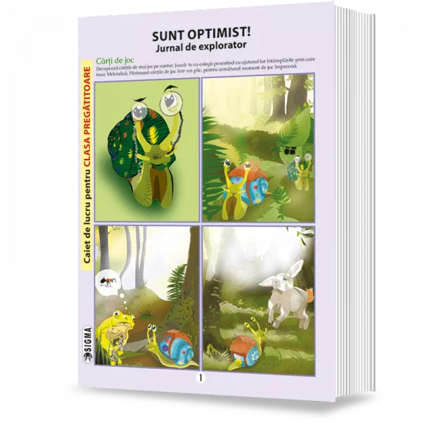 Literatură pentru copii - Sunt optimist! Jurnal de explorator (format A4) - Alexandra Manea, Vasilica Safya, Daniela Stoicescu, Florentina Vasile, Magdalena Nicolescu