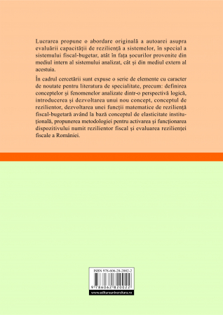 Sustenabilitatea fiscală prin rezilienţă instituţională [1]
