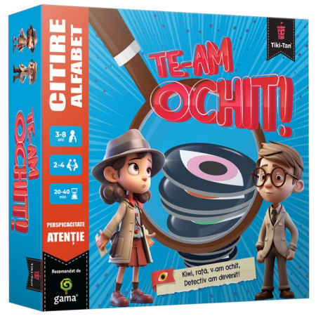 Cărți pentru copii - Te-am ochit! Citire alfabet. Joc educativ