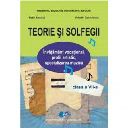 Cartea pentru școală - Teorie si solfegii. Manual pentru clasa a VII a - Matei Jurebita, Valentin Gabrielescu