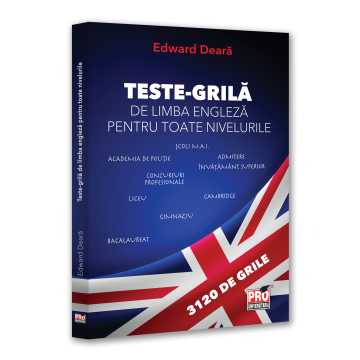 Philology - English language test-grids for all levels: Gymnasium, high school, baccalaureate, higher education admission, professional competitions, Cambridge. 3120 grids - Edward Deara